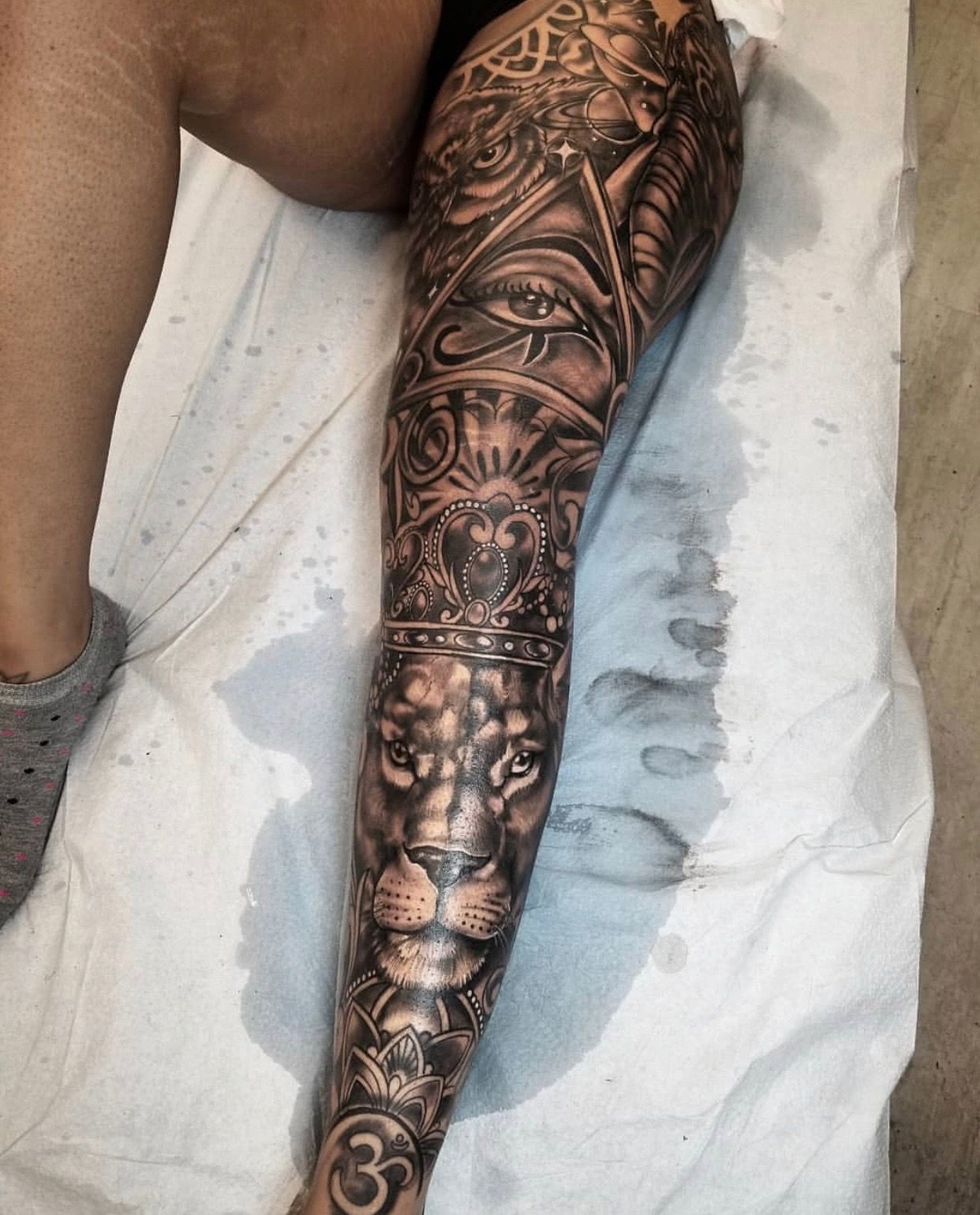 full leg tattoos