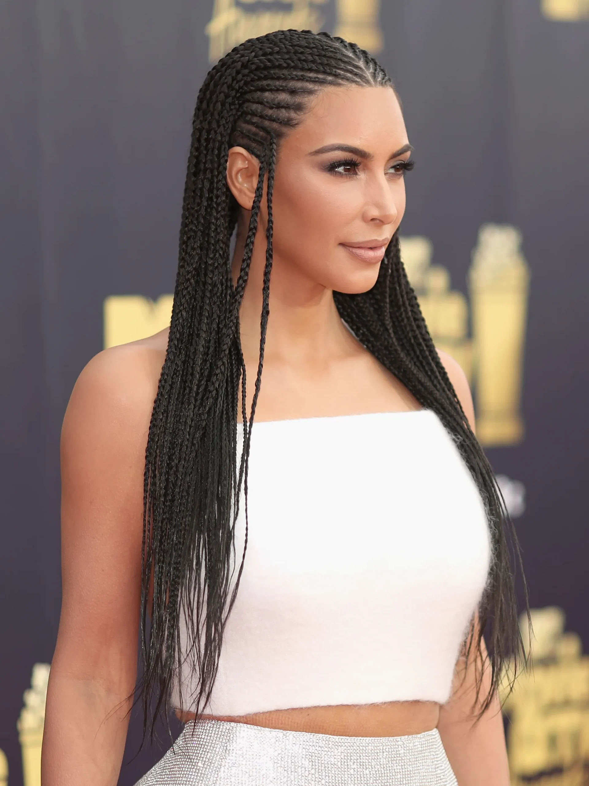 kim kardashain on fulani braids