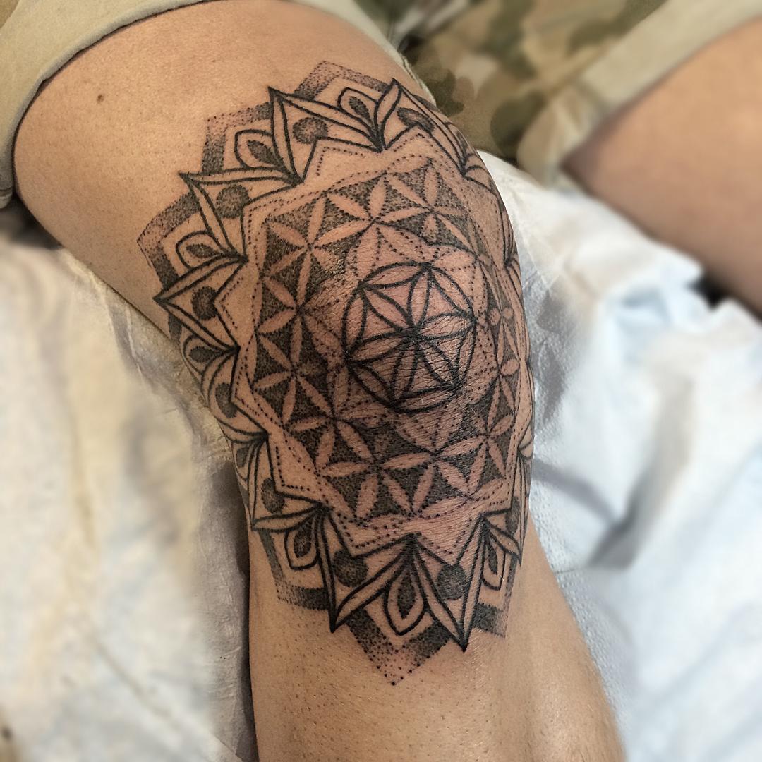 tribal mandala tattoo