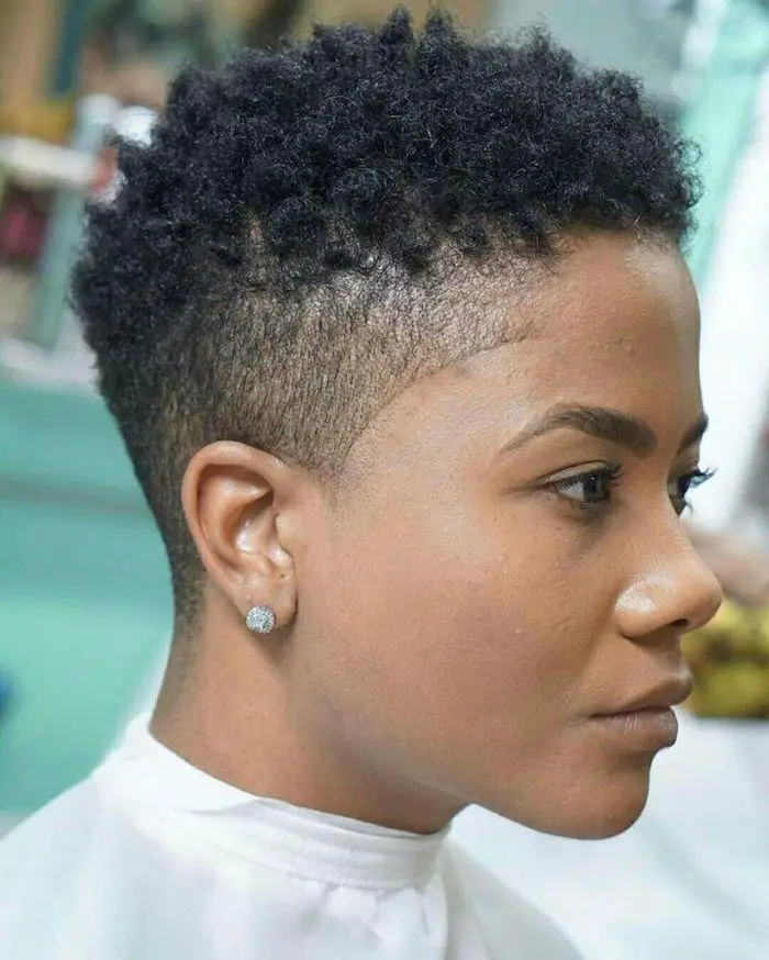 short fade natural haircut