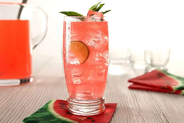 sparhling watermelon fruity drinks