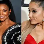 Gabrielle Union and Ariana Grande rocking types of dimples
