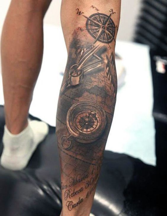 Male Leg Tattoos