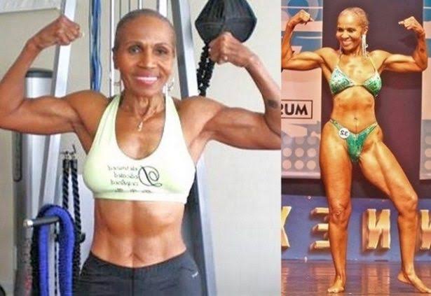 Female bodybuilder Ernestine Shepherd