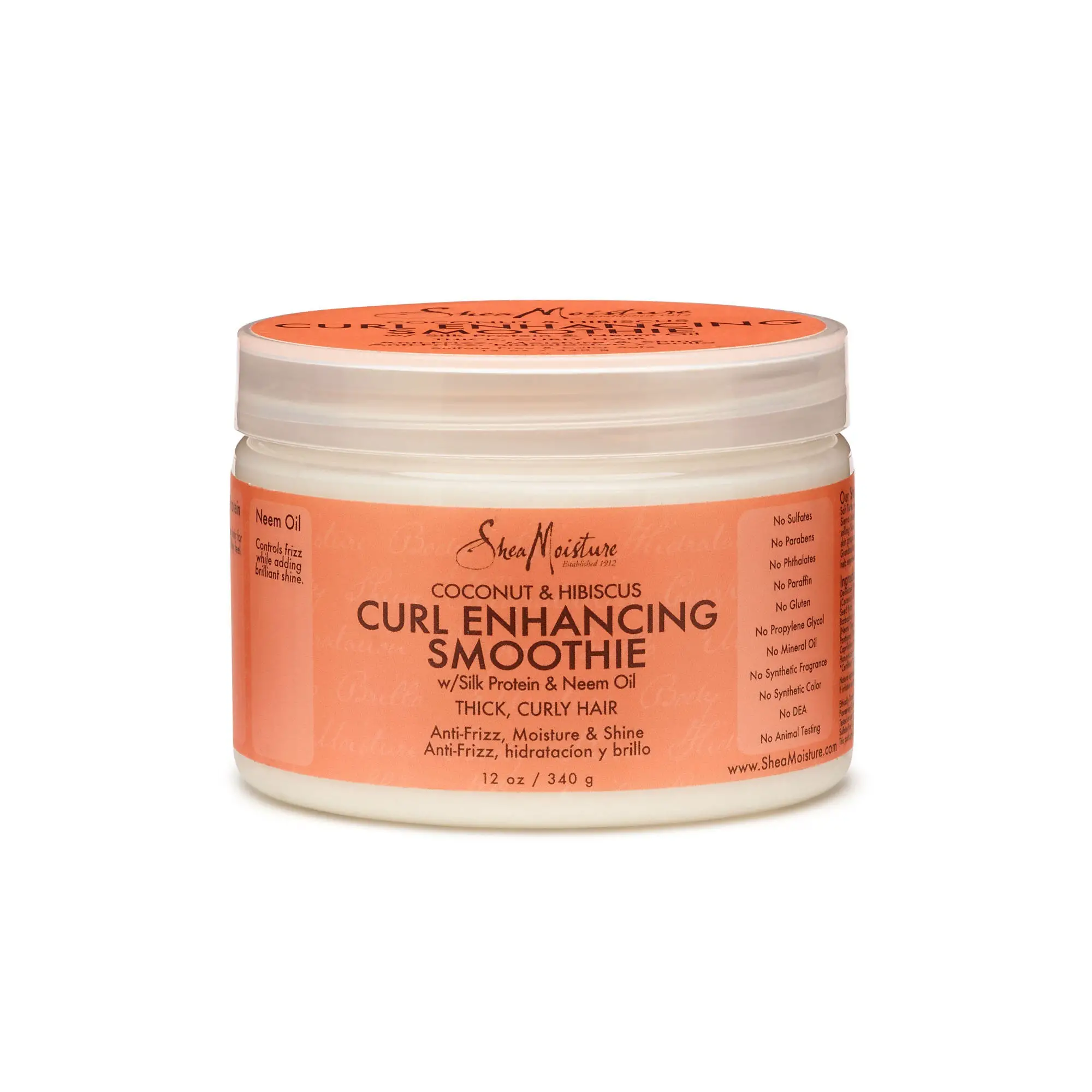 Shea Moisture Coconut & Hibiscus Curl Enhancing Smoothie best product for two strand for two strand twist