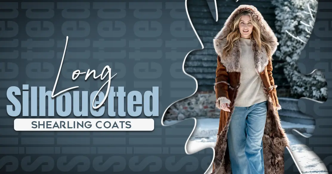 Long Silhouetted Shearling Coats